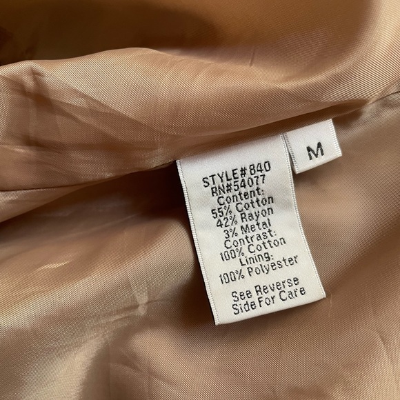 CAbi Lightweight Trench Tan Size Medium - Picture 8 of 11